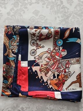 Indian Fantasies Tree Of Life Silk Scarf.